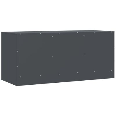 vidaXL TV-Schrank Anthrazit 99x39x44 cm Stahl