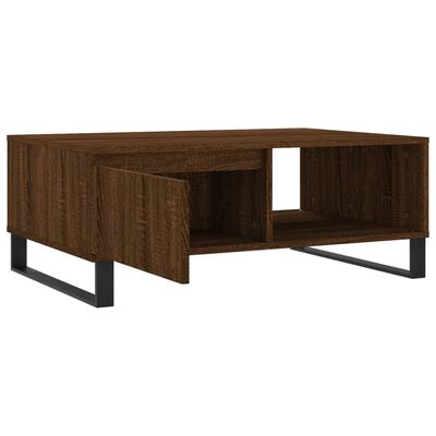 vidaXL Couchtisch Braun Eichen-Optik 90x60x35 cm Holzwerkstoff