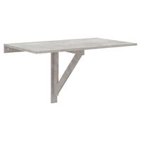 vidaXL Wand-Klapptisch Betongrau 100x60x56 cm Holzwerkstoff