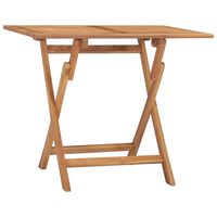 vidaXL Klappbarer Garten-Esstisch 90x60x75 cm Massivholz Teak