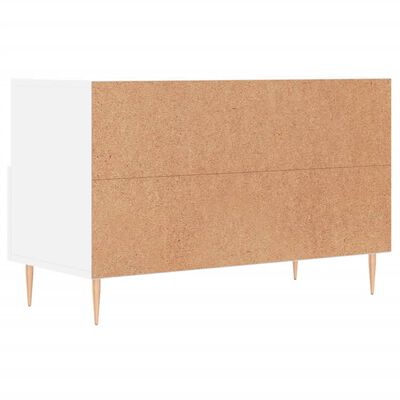 vidaXL TV-Schrank Weiß 80x36x50 cm Holzwerkstoff