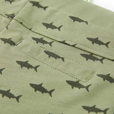 Kindershorts mit Kordelzug Helles Khaki 140