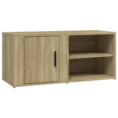 vidaXL TV-Schränke 2 Stk. Sonoma-Eiche 80x31,5x36 cm Holzwerkstoff