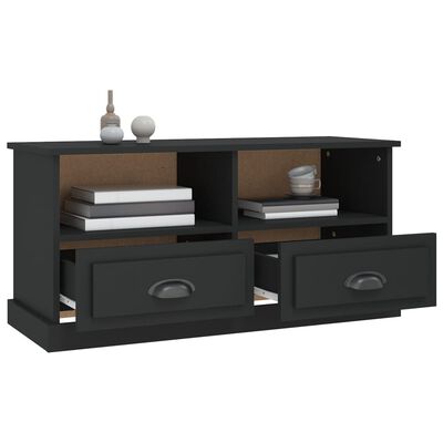 vidaXL TV-Schrank Schwarz 93x35,5x45 cm Holzwerkstoff