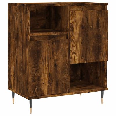 vidaXL Sideboard Räuchereiche 60x35x70 cm Holzwerkstoff