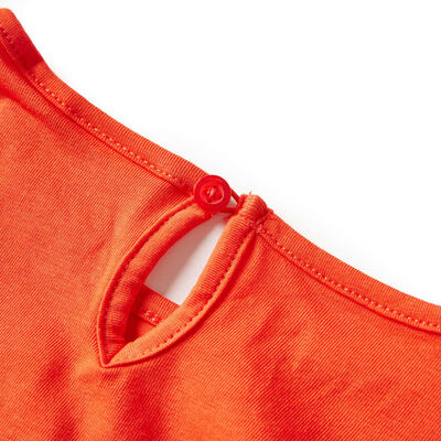 Kinder-Langarmshirt Dunkelorange 140