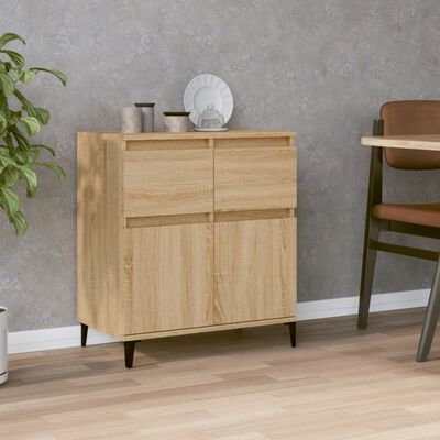 vidaXL Sideboard Sonoma-Eiche 60x35x70 cm Holzwerkstoff