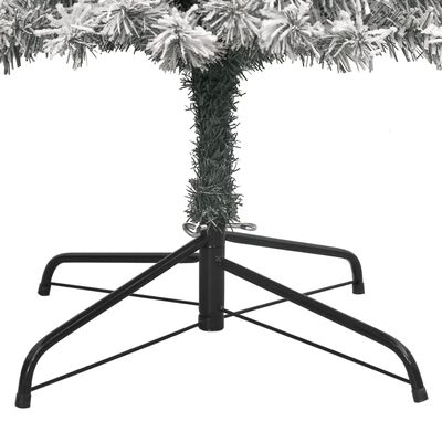 vidaXL Weihnachtsbaum Schlank mit Ständer Beschneit 300 cm PVC