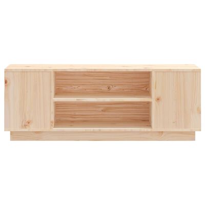 vidaXL TV-Schrank 110x35x40,5 cm Massivholz Kiefer