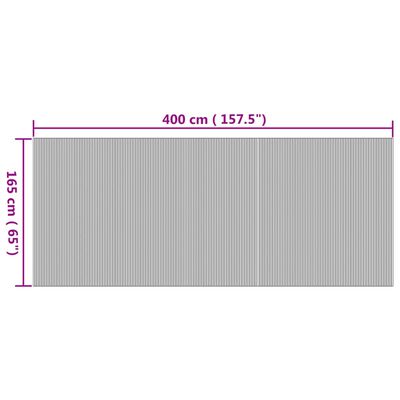 vidaXL Paravent Natur 165x400 cm Bambus