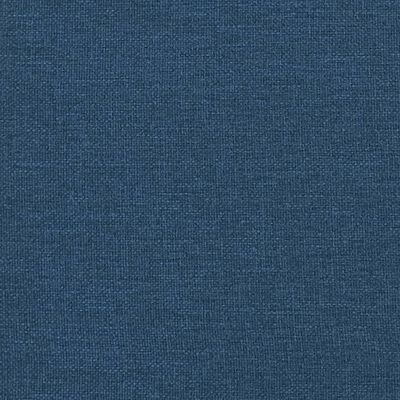 vidaXL Bettgestell Blau 90x190 cm Stoff