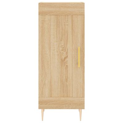 vidaXL Highboard Sonoma-Eiche 34,5x34x180 cm Holzwerkstoff