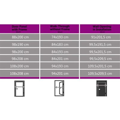 vidaXL Haustür Aluminium und PVC Weiß 100x210 cm