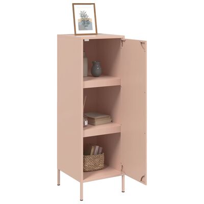 vidaXL Highboard Rosa 36x39x113 cm Stahl