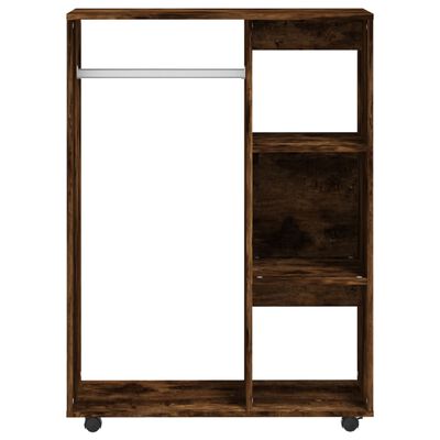 vidaXL Kleiderschrank Räuchereiche 80x40x110 cm Holzwerkstoff