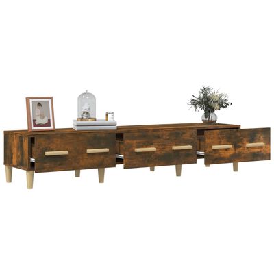 vidaXL TV-Schrank Räuchereiche 150x34,5x30 cm Holzwerkstoff