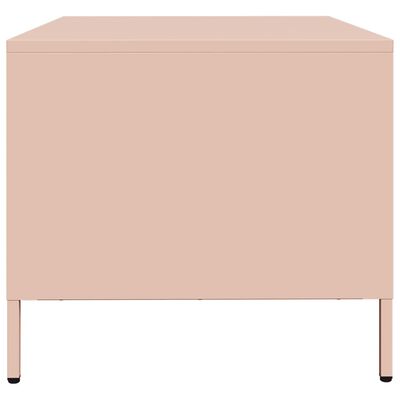 vidaXL TV-Schrank Rosa 68x50x43,5 cm Kaltgewalzter Stahl