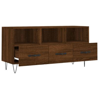 vidaXL TV-Schrank Braun Eichen-Optik 102x36x50 cm Holzwerkstoff