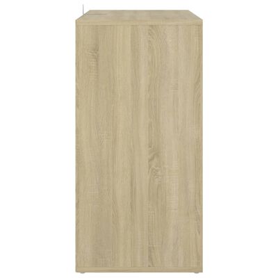 vidaXL Schuhschrank Sonoma-Eiche 60x35x70 cm Holzwerkstoff