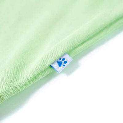 Kinder-T-Shirt Limette 128