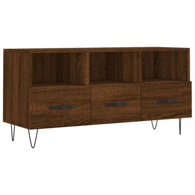 vidaXL TV-Schrank Braun Eichen-Optik 102x36x50 cm Holzwerkstoff