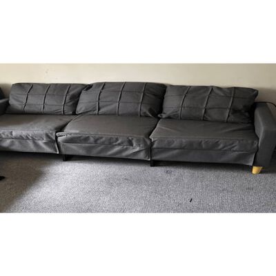 vidaXL B-Ware 3-Sitzer-Sofa Dunkelgrau 180 cm Stoff