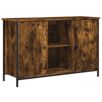 vidaXL TV-Schrank Räuchereiche 100x35x65 cm Holzwerkstoff