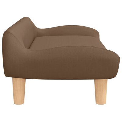 vidaXL Kindersofa Braun 70x40x24 cm Stoff