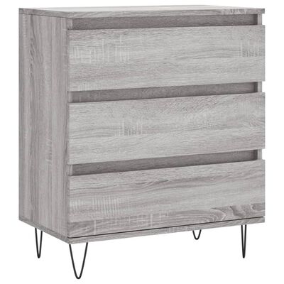 vidaXL Sideboard Grau Sonoma 60x35x70 cm Holzwerkstoff