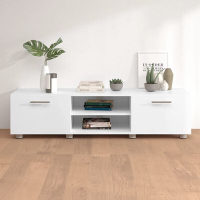 vidaXL TV-Schrank Weiß 140x40x35 cm Holzwerkstoff