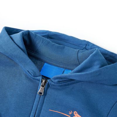 Kinder-Kapuzenpullover Blau 104