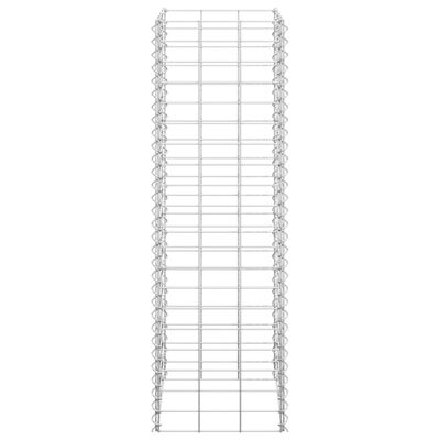 vidaXL Gabionen-Hochbeete 3 Stk. 30x30x100 cm Eisen