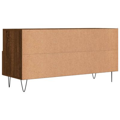 vidaXL TV-Schrank Braun Eichen-Optik 102x36x50 cm Holzwerkstoff