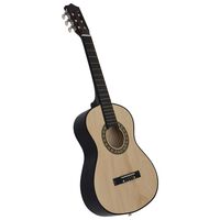 vidaXL Klassische Gitarre für Anfänger und Kinder 1/2 34" Lindenholz