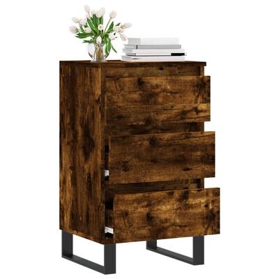 vidaXL Sideboard Räuchereiche 40x35x70 cm Holzwerkstoff