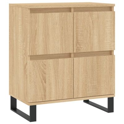 vidaXL Sideboards 3 Stk. Sonoma-Eiche Holzwerkstoff