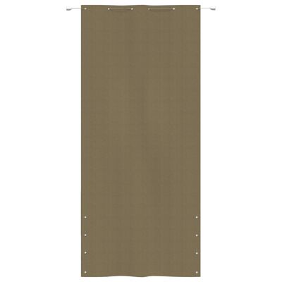 vidaXL Balkon-Sichtschutz Taupe 120x240 cm Oxford-Gewebe