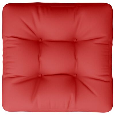 vidaXL Palettenkissen Rot 60x60x12 cm Stoff