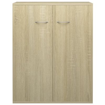 vidaXL Sideboard Sonoma-Eiche 60x30x75 cm Holzwerkstoff