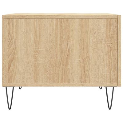 vidaXL Couchtisch Sonoma-Eiche 50x50x40 cm Holzwerkstoff