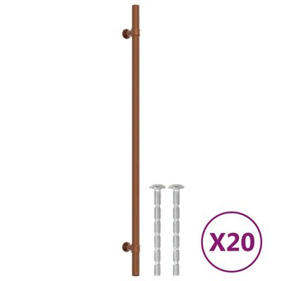 vidaXL Möbelgriffe 20 Stk. Bronzen 320 mm Edelstahl