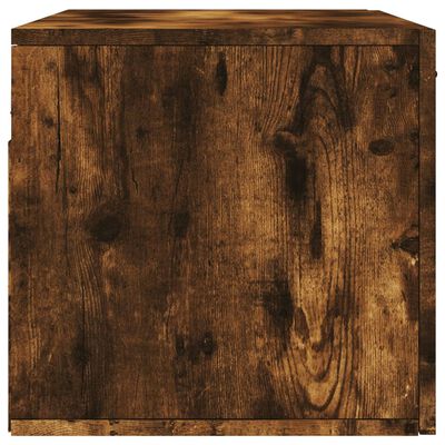 vidaXL Wandschrank Räuchereiche 80x36,5x35 cm Holzwerkstoff