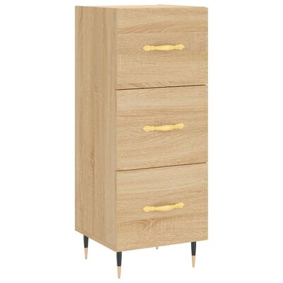 vidaXL Highboard Sonoma-Eiche 34,5x34x180 cm Holzwerkstoff