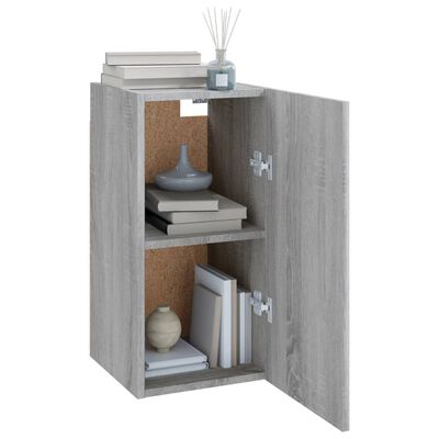 vidaXL TV-Schrank Grau Sonoma 30,5x30x60 cm Holzwerkstoff