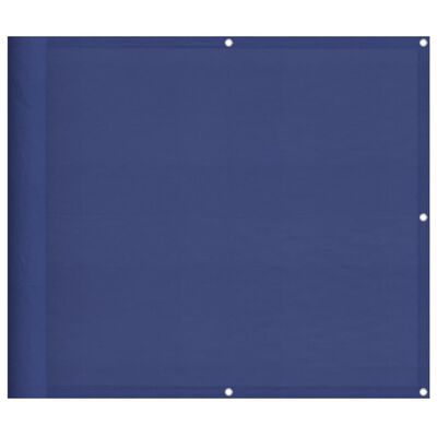 vidaXL Balkon-Sichtschutz Blau 90x700 cm 100 % Polyester-Oxford