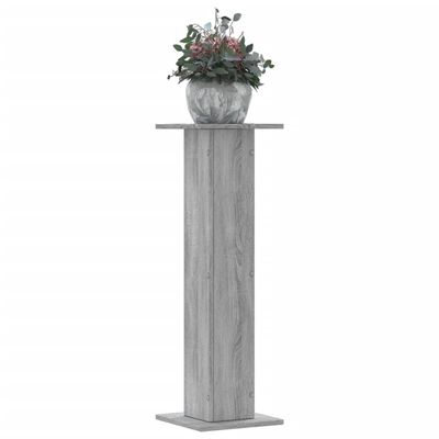 vidaXL Pflanzenständer 2 Stk. Grau Sonoma 30x30x95 cm Holzwerkstoff