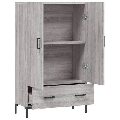 vidaXL Highboard Grau Sonoma 69,5x31x115 cm Holzwerkstoff