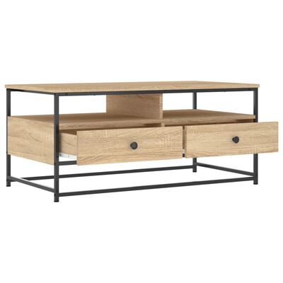 vidaXL Couchtisch Sonoma-Eiche 100x51x45 cm Holzwerkstoff