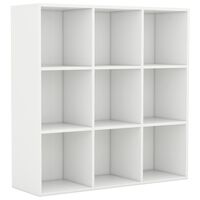 vidaXL Bücherregal Weiß 98x29x97,5 cm Holzwerkstoff