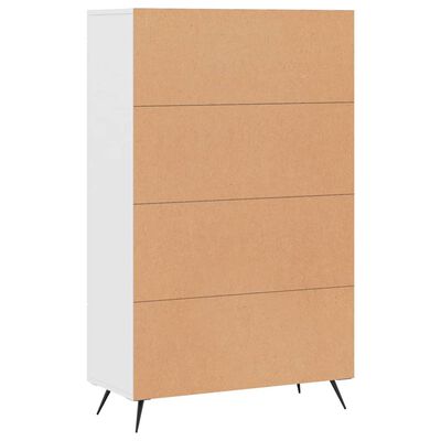 vidaXL Highboard Weiß 69,5x31x115 cm Holzwerkstoff